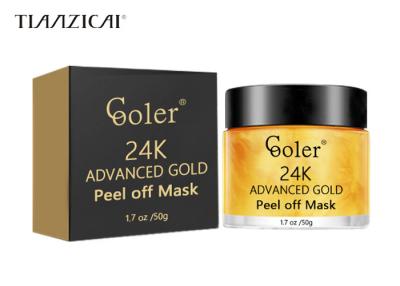 China 24K Gold  Skin Care Peel Off Mask Rejuvenating Anti Aging Reduces Fine Lines for sale