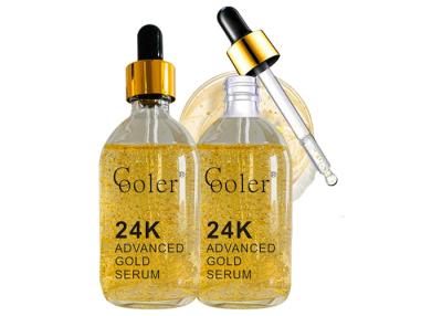 China ODM 24k Pure Gold Foil Essence Serum , Face Serum Oil For Reducing Fine Lines Brightening Skin Tone for sale