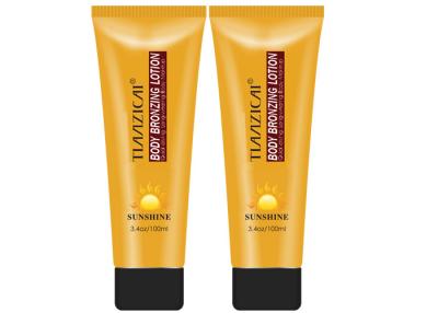 China Unscented 100ml Self Tanning Sun Cream Natural Bronze for sale