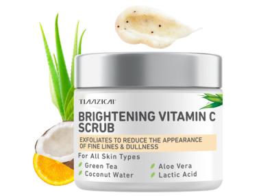 China Customized 2oz Vitamin C Face Scrub Exfoliator Blackhead Reducing for sale