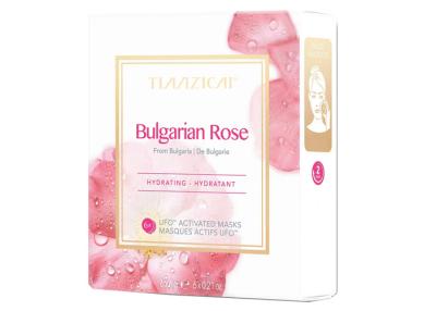 China Kollagen-Hautpflege-Blatt-Maske, die mit Rose Essence hydratisiert zu verkaufen