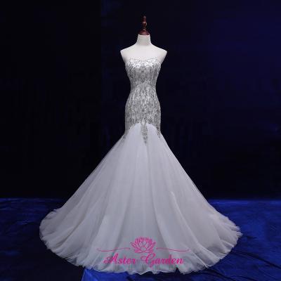 China Dry Clean 2021 Square Neckline Beaded Appliques African Wedding Dresses Mermaid Lace Wedding Dress Bridal Gown Countdown s224 for sale