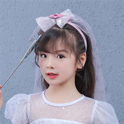 China Cute Vintage Children's Snowflake Hair Band Girl Korean Princess Hair Accessories BXPS for sale