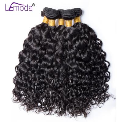 China Wholesale Barely Shedding Soft Smooth Thick Unprocessed Unprocessed Cuticle Aligned Raw Virgin Water Wave Hair Bundles Wet And Wavy Brazilian Hair Weave Hair Bundles for sale