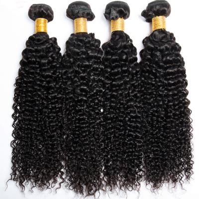 China Hot Sale Kinky Curly Water Wave Barely Shedding Soft Thick Smooth Hair Bundles Bundles Brazilian Remy Natural Hair Weave Hair Extensions 30 Inch Bundles for sale