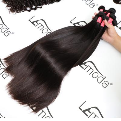 China Barely Sheer Soft Thick Smooth Raw Virgin Brazilian Remy Hair Bundles 10-30 Inch Straight Hair Bundles Wholesale Unprocessed Hair Bundles for sale