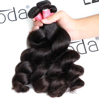 China Grade 12A Soft Smooth Thick Shedding Barely Unprocessed Loose Wave Bundles Brazilian Raw Virgin Cuticle Aligned Hair Bundles For Black Women Raw Hair Vendor for sale