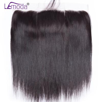 China Wholesale Brazilian Barely Shedding Thick Smooth Soft Remy Human Hair Lace Headband 13x6 HD 22 Inch HD Lace Frontal Closure Straight Sheer Swiss Lace Closure for sale