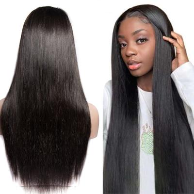 China Straight Lace Front Wig Wave 13x6 HD Lace Front Human Hair Wigs With Baby Hair HD Full Lace Wig Virgin Straight Transparent Frontal Human Hair for sale