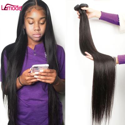 China 40 Inch Bundles Virgin Hair Extensions Barely Soft Thick Thick Shedding Longest Raw Cuticle Straight Lined Hair Bundles Peruvian Straight Hair Bundles for sale