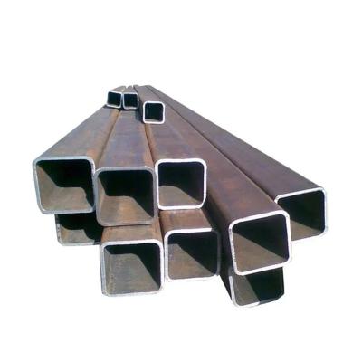 China BS EN GB AiSi ASTM A50 1*1inch 40x60 GI Square Steel Pipes 20x20x2 100x100 Carbon Steel Square Pipe Non-oiled for sale