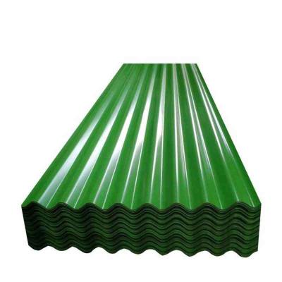 China 0.6mm 0.8mm Color Coated Galvanized Corrugated Board for Construction Length 3601-3660mm Thickness 0.14-0.20MM for sale