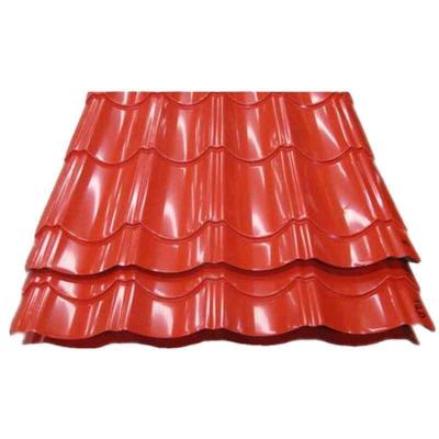 China Construction Roof Corrugated Steel Sheet 3mx1mx0.4mm PPGI PPGL Galvanized Color Coated Roofing Sheet with CE Certificate for sale