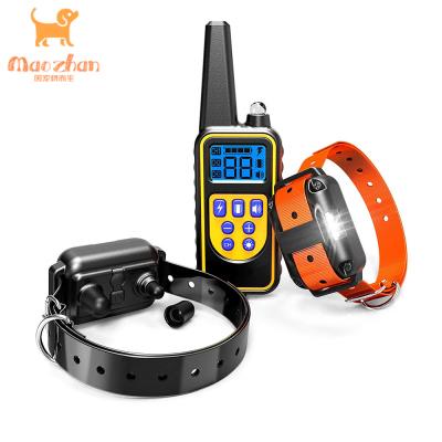 China Sustainable Weekly Deals 880 Yard Shock Large LCD Display For (1/2/3) Dog Training Collars With Remote for sale