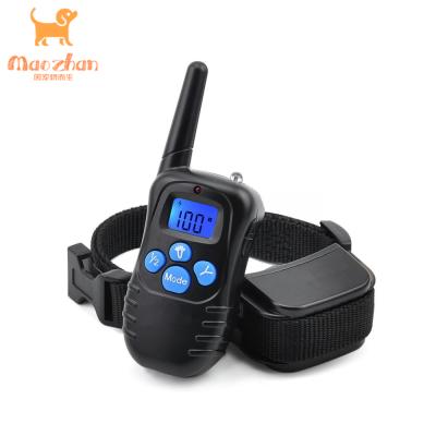 China Sustainable Factory Directly Wholesale Dog Rainproof 330 Yards Remote Control Pet Training Collar for sale