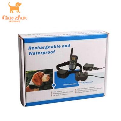 China Viable Dog Training Products Remote Vibrating Training Collar 998DRB No Bark Collar for sale