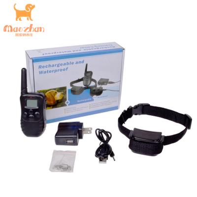 China Viable Training Products Pet Dog Training Shock Collar Remote Vibrating Bark Collar 998DR for sale