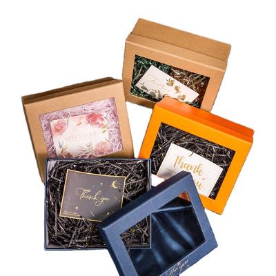 China Luxury Customized Recyclable Raffia Foil Stamp Mini Card Square Cover and Specialty Bottom Separate Flower PVC Bow Lace Rigid Box for sale