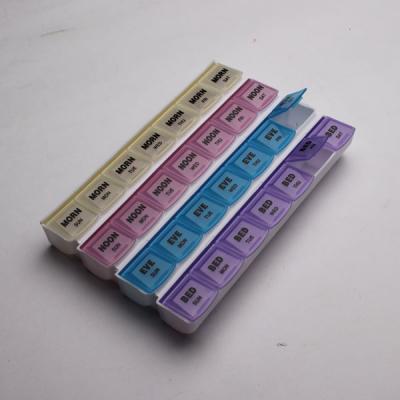 China PP 28 Days Large Capacity Pill Box Plastic Medicine Pill Box for sale