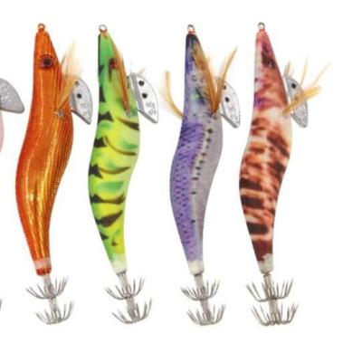 China ABS Plastic+stainless squid jigging hook fishing steel artificial hard lure luminous hook fishing for sale