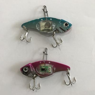 China Fishing Underwater Fish Shaped LED Mini Underwater Night Fishing Light With Hook Lure Light To Attract Bait for sale