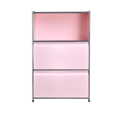 China Hot Selling Fashion Color Children's Furniture Simple Multi Storage Cabinet (Other) New Style Adjustable for sale