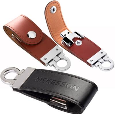 China 4GB 8GB 16GB 32GB 64GB 128GB Leather Bulk Key Chain USB Reader 3.0 & 2.0 Leather Key for sale