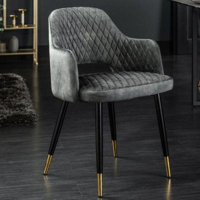 China Modern Living Room Armchair Custom Modern Chair Velvet Comfortable Dining Chair for sale