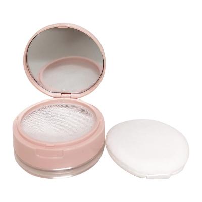 China Wholesale Loose Powder 10g 20g Frosted Plastic Cosmetic Packaging Rotating Sifter Loose Powder Jar for sale