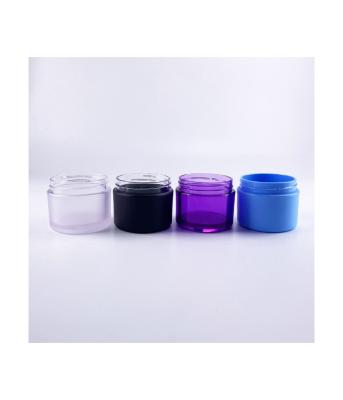 China Cosmetic Wholesale Custom Circular Colors Cream Cosmetic Plastic Jar Plastic Jars 200ml for sale