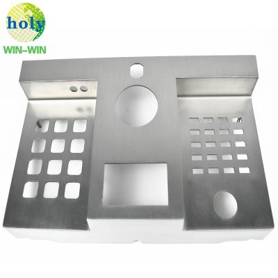 China Electrical Customized Stainless Steel Sheet Metal Laser Cut Panels Cover Bracket Parts Welding Metal Parts Laser Cutting Service for sale