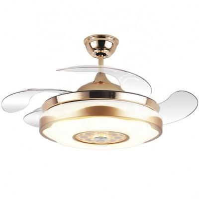 China Modern Moroccan Luxury Contemporary Crystal Ceiling Fan 52