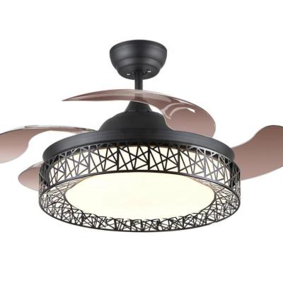 China Modern 5 Blade Ceiling Double Height Cloud Light With Fan Living Room Lights Chandelier for sale