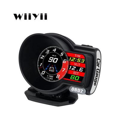 China Display Car Dashboard Information Obd2 Information Diagnostic Tools HUD Head Up Display F8 Car OBD Measurement for sale