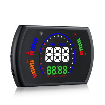 China Popular 2022 New 5.8in Car HUD S600 Hot New Style Diagnostic Tool China-chic Car HUD OBD2 Auto Car HUD tpms Display Tachometer Projector for sale