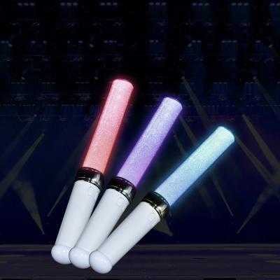 China Cheering ABS Customized Led Stick RGB Light 12 Color Multicolor Glow Flashing Led Stick For Event Concert Party for sale