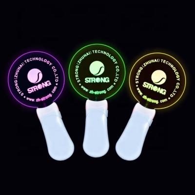 China ABS+PMMA Color-printed Acrylic Peripheral Fans Concert Support Stick Hand Fluorescent Flashing Light for sale