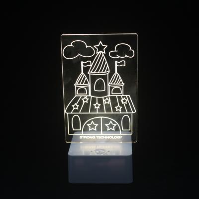 China Gifts Decorations Room Decor Lights Chargeable Room Light Kids Roomlight Square Shape Led Night Light for sale