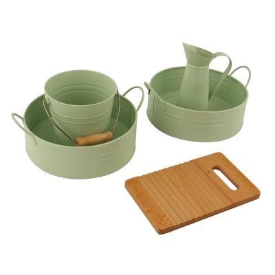 China PR016 Wood cloth Montessori washing activity kids wooden educational children play life practical montessori for sale