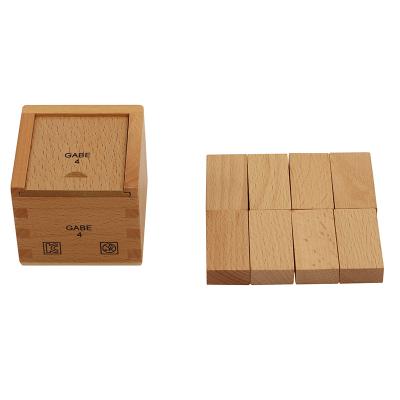 China Montessori NOO4 Wooden Materials Froebel Educational Toys Gabe4 for sale