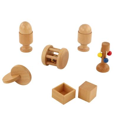 China Montessori infant wooden materials and toddler educational wooden set toy equipment montessori for sale