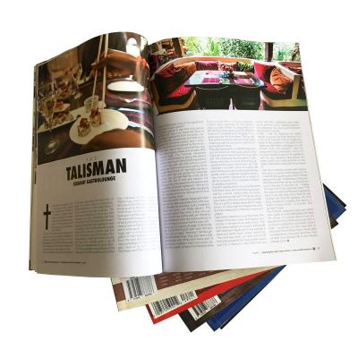 China Customized A4 Folded Leaflet Magazine Printing Perfect Fashion Journal Binding Book Printing Cheap Magazine Booklet for sale