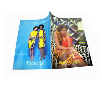 China paper & Full Color Cardboard A4 Fashion Magazine Fabric Catalog Printing Company In China for sale