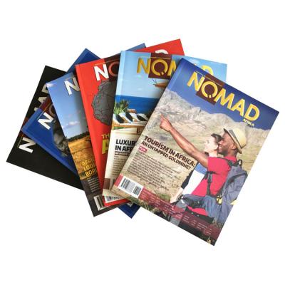 China Customized A4 Folded Leaflet Magazine Printing Perfect Binding Art Paper Offset Printing Magazine Wholesale for sale