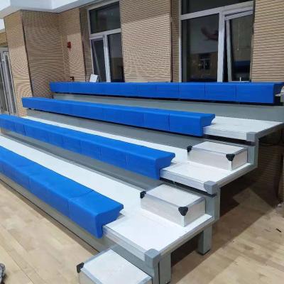 China Modern telescopic seating and telescopic grandstand it is retractable seating system in theater furniture used in stadium and conference for sale