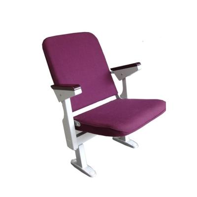 China Simple Style Folded Single Auditorium Seats With Soft Seating Board for sale