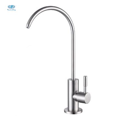 China Remove Spray 100% Drinking Water Faucet 304 Stainless Steel Matte Black Kitchen Water Filter Lead Free Faucet for sale