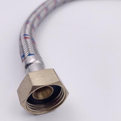 China F3/4XM10 304 Modern Stainless Steel Braided Hose EPDM Flexible Knitted Silver Metal OEM for sale