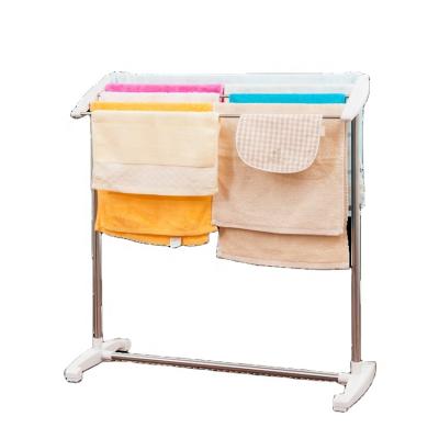 China Floor Towel Rack Stored Towel Drying Rack Stainless Steel Standing Towel Rack for sale