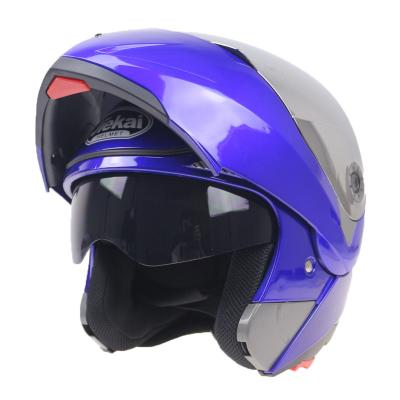 China New High Safety Light Motocross Motorcycle Helmet SUBO Model Flip Up Motorcycle Helmets For Sale for sale